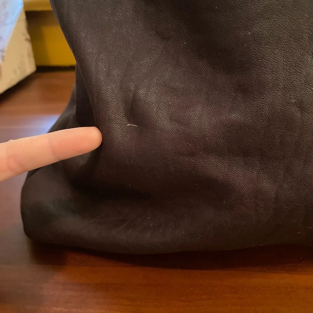 J. Jill Dark Brown Leather Shoulder Bag - Picture 9 of 12